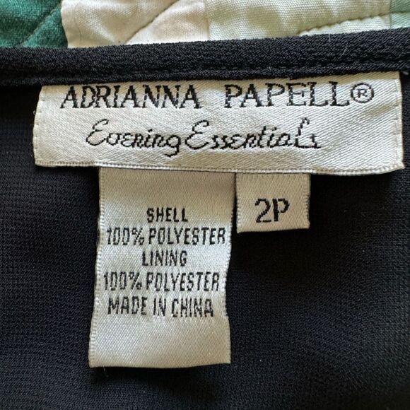 NWOT Adrianna Papell Evening Essentials Bead Trimmed Skirt Size 2P - Picture 7 of 7